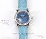 GB Factory Chopard Happy Sport 278573-3006 Blue Dial And Leather Strap 30 MM Cal.2892 Automatic Watch